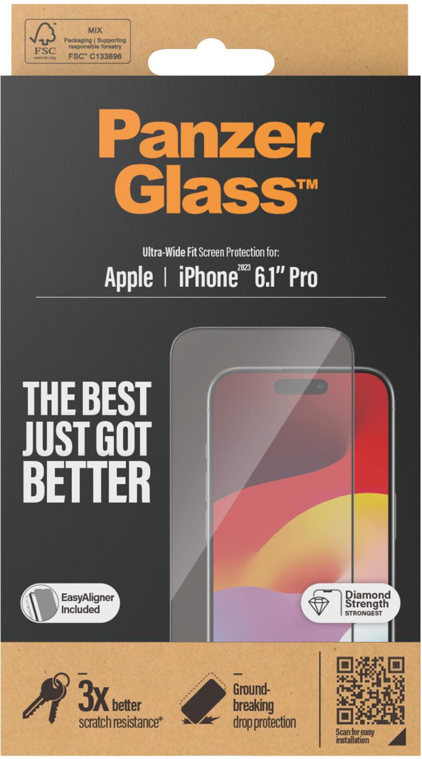 Panzerglass Ultra-Wide Fit iPhone 15 Pro