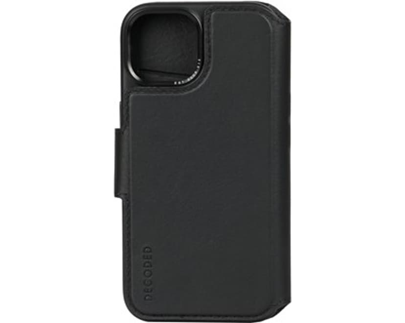 Decoded Leather Detachable Wallet iPhone 13, iPhone 14, iPhone 15 Svart