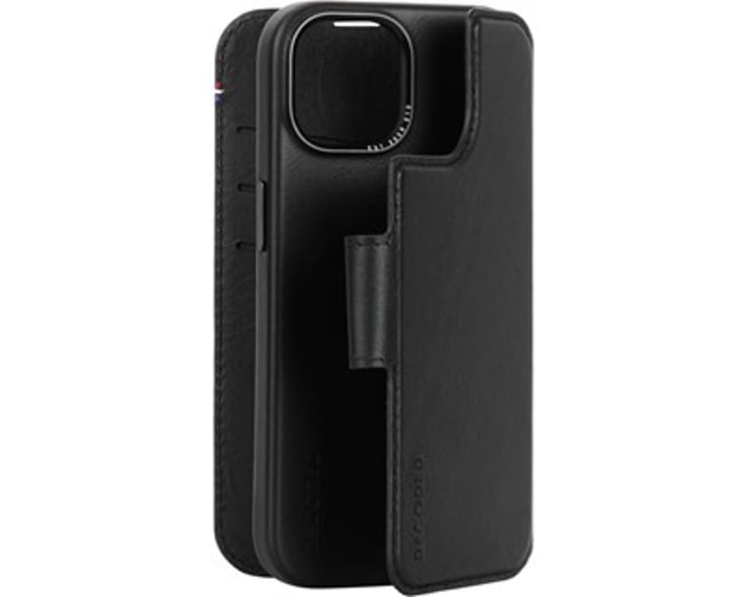 Decoded Leather Detachable Wallet iPhone 13, iPhone 14, iPhone 15 Svart