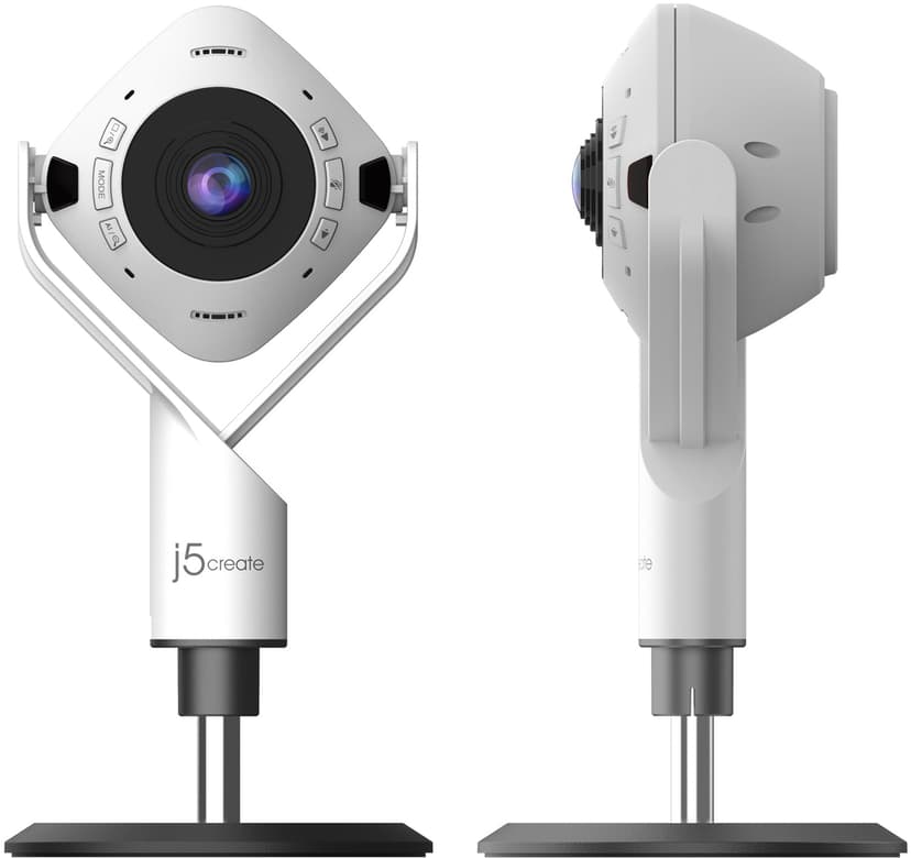 J5 Create JVU368-N 360° AI-driven webbkamera med högtalartelefon