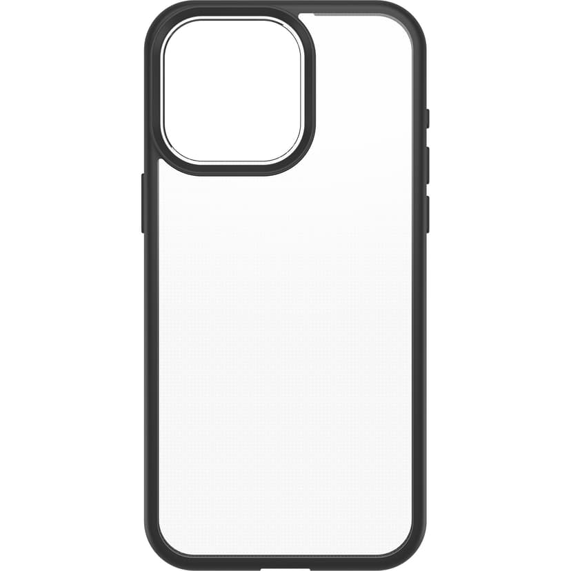 Otterbox React Series iPhone 15 Pro Max Svart, Transparent