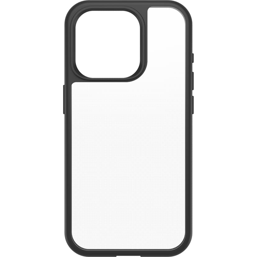 Otterbox React Series iPhone 15 Pro Svart, Transparent