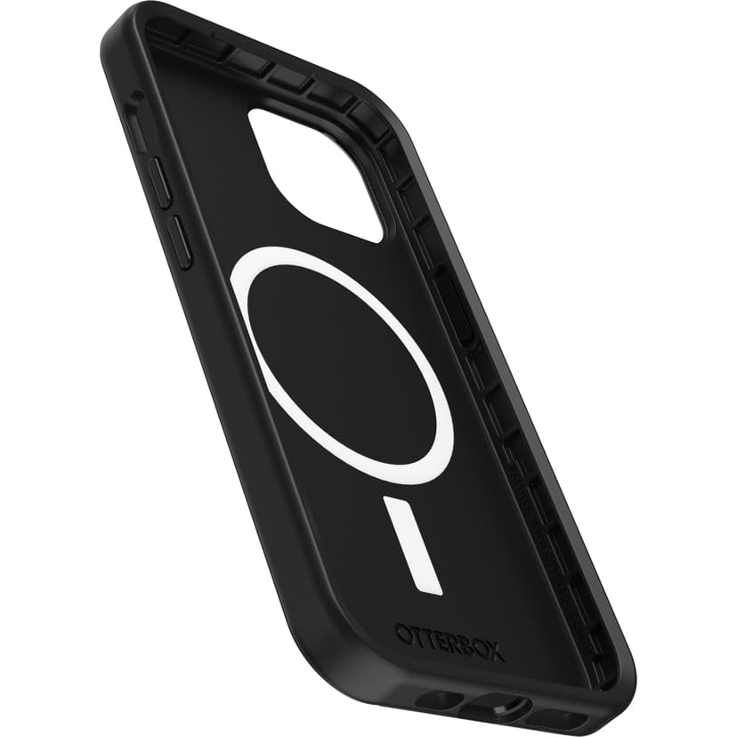 Otterbox Symmetry Magsafe iPhone 13, iPhone 14, iPhone 15, iPhone 16e Musta