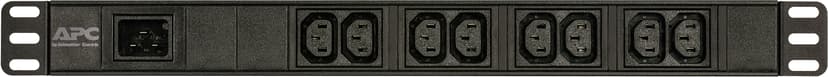 APC EPDU1016B strømdistribusjonsenhet (PDU) 8 AC-utganger 1U Sort