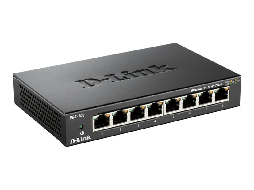 D-Link DGS-108 8-Port Gigabit Desktop Switch