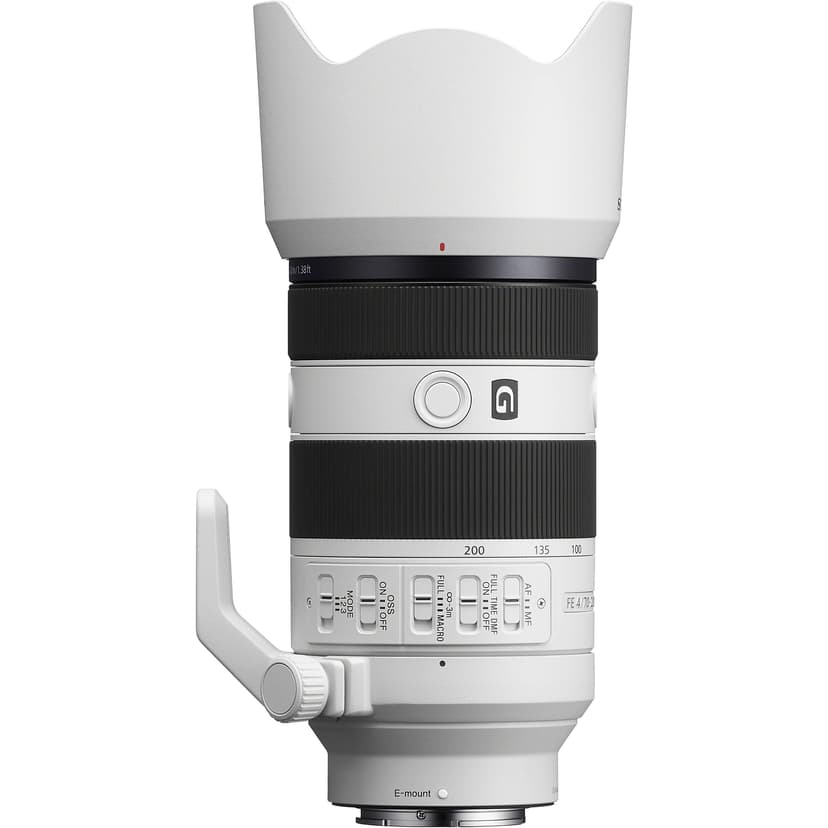Sony FE 70-200mm F4 Macro G OSS Ⅱ MILC/SLR Telefoto-zoom Sort, Hvit