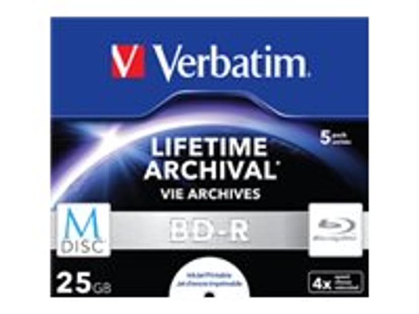 Verbatim M-Disc BD-R 25GB 5pc(s)