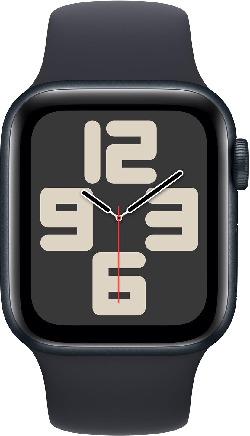 Apple Watch SE GPS 40mm Midnight Aluminium Case with Midnight Sport Band S/M Sort