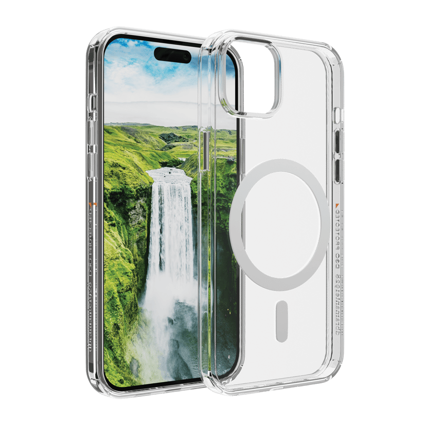 dbramante1928 Iceland Ultra D30 MagSafe iPhone 15 Plus Gjennomsiktig, Hvit