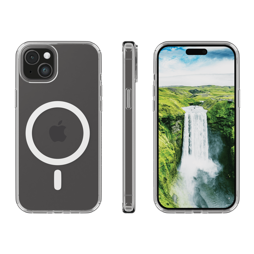 dbramante1928 Iceland Ultra D30 MagSafe iPhone 15 Plus Gjennomsiktig, Hvit