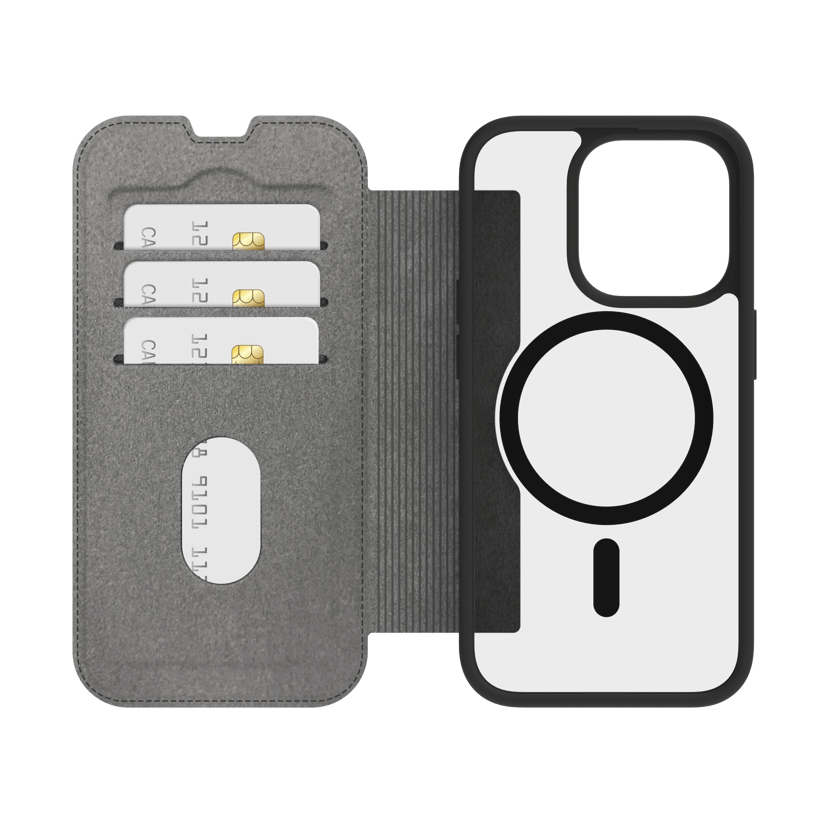 dbramante1928 Helsinki MagSafe matkapuhelimen suojakotelo Folio-kotelo Musta iPhone 15 Pro Max Musta