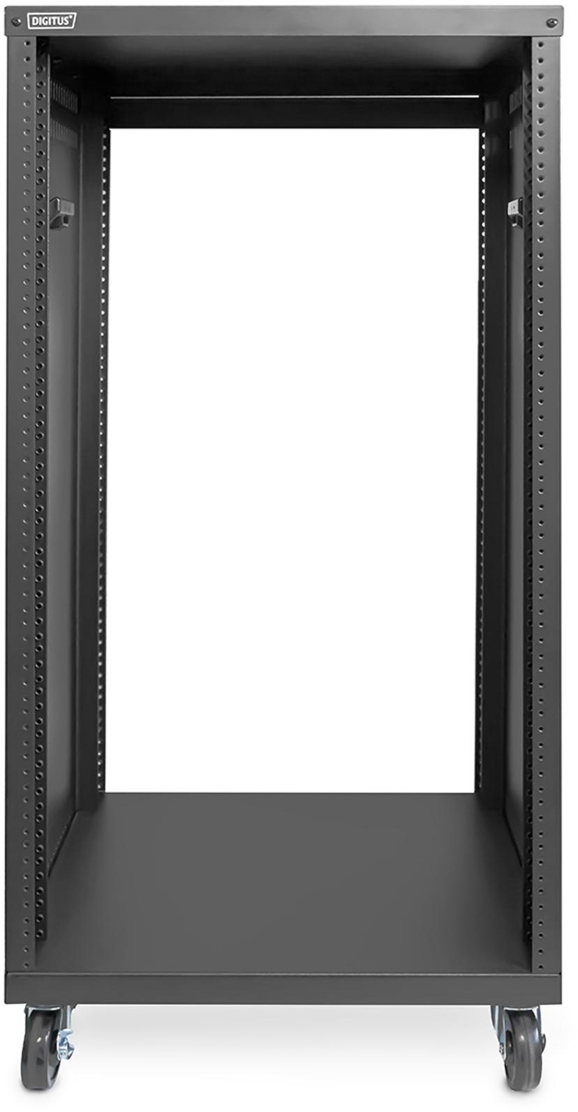 Digitus DN-48002 stativ 21U Fritstående reol Sort