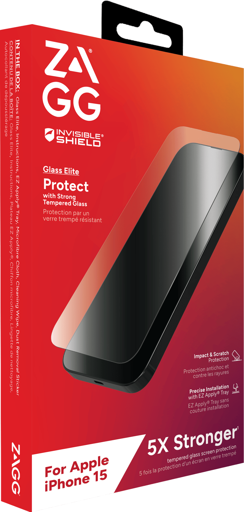 Zagg InvisibleShield Glass Elite iPhone 15