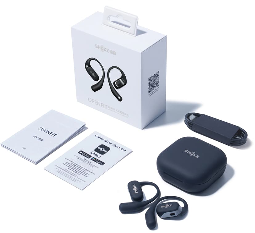 Shokz OpenFit Stereo Musta