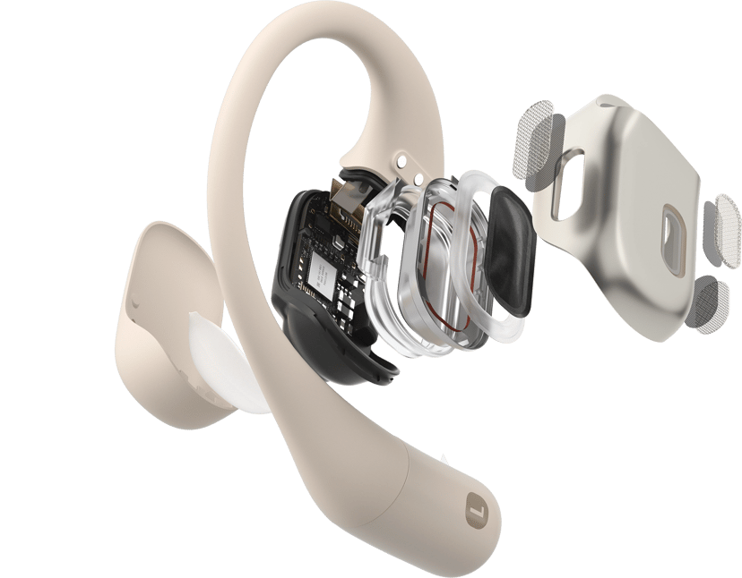 Shokz OpenFit Valkoinen