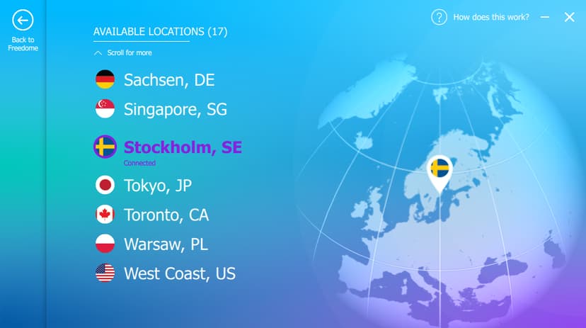 F-Secure Freedome VPN