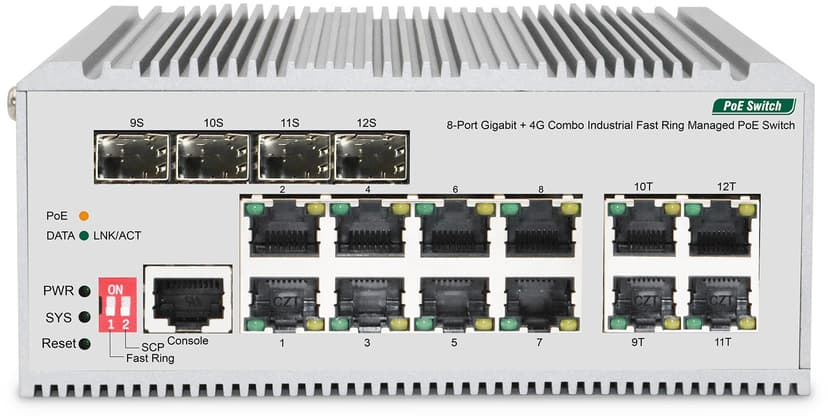 Digitus DN-651139 nätverksswitchar hanterad L2 Gigabit Ethernet (10/100/1000) Grå
