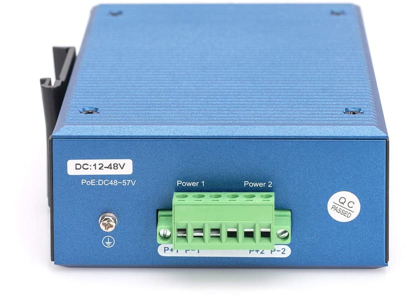 Digitus DN-651154 nätverksswitchar hanterad L2 Gigabit Ethernet (10/100/1000) Svart, Blå
