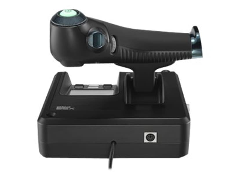 Logitech X52 Pro Flight Control System Hopea, Musta