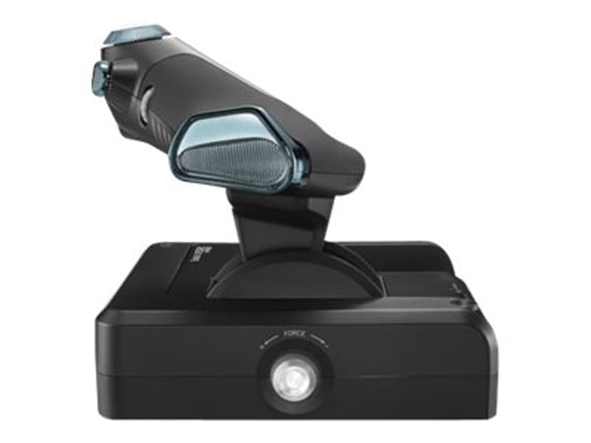 Logitech X52 Pro Flight Control System Hopea, Musta