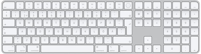 Apple Magic Keyboard Touch ID & NumPad Kabel & Trådlös Svenska, Finska