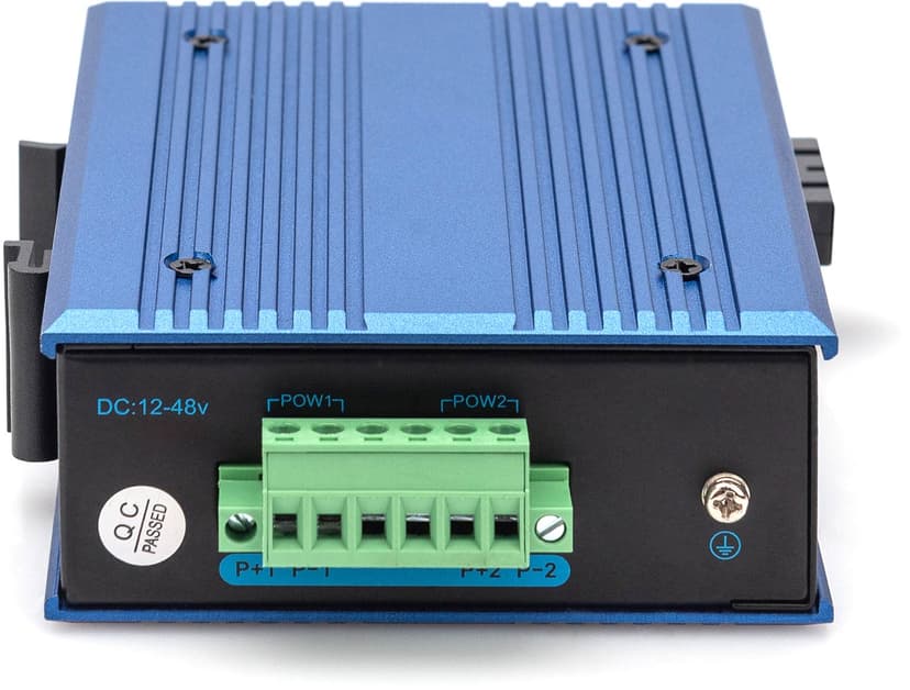 Digitus DN-652102-1 netwerk media converter 1000 Mbit/s 1310 nm Single-mode Zwart, Blauw