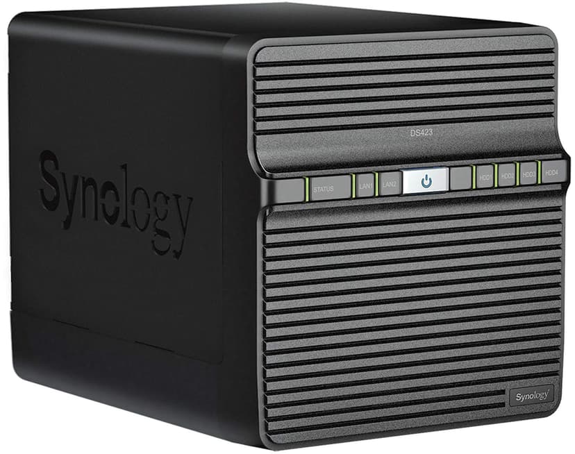 Synology DiskStation DS423 datalagringsserver NAS Ethernet/bredbåndsforbindelse Sort RTD1619B