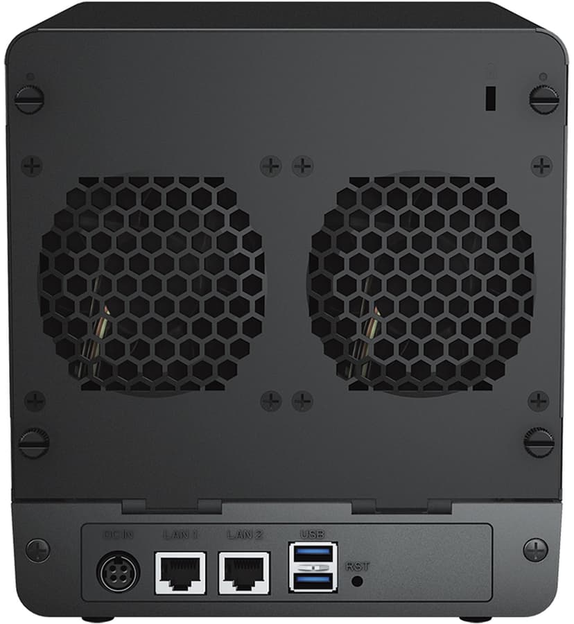 Synology DiskStation DS423 datalagringsserver NAS Ethernet/bredbåndsforbindelse Sort RTD1619B