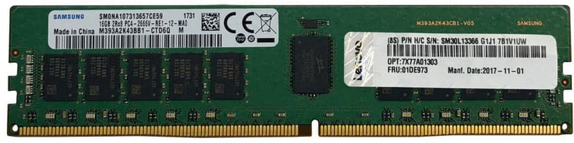 Lenovo 4X77A77496 minnemodul 32 GB DDR4 288-pin DIMM ECC 32GB 3200MHz DDR4 288-pin DIMM