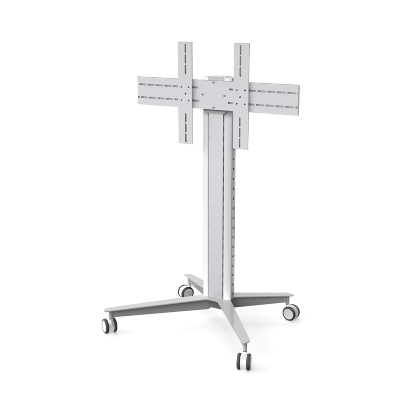 SMS Flatscreen X FH M1955 Golvstativ Vit/Silver