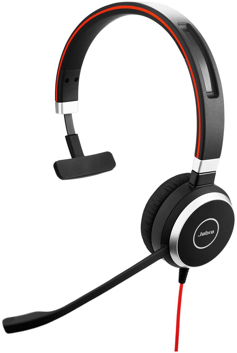 Jabra Evolve 40 ersättningsheadset Röd, Silver, Svart