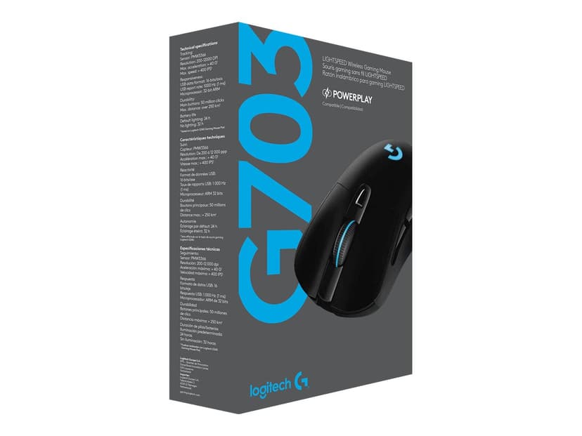 Logitech G703 RF Trådlös