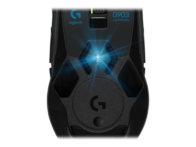 Logitech Wireless Gaming Mouse G903 LIGHTSPEED with HERO 16K sensor RF Trådlös