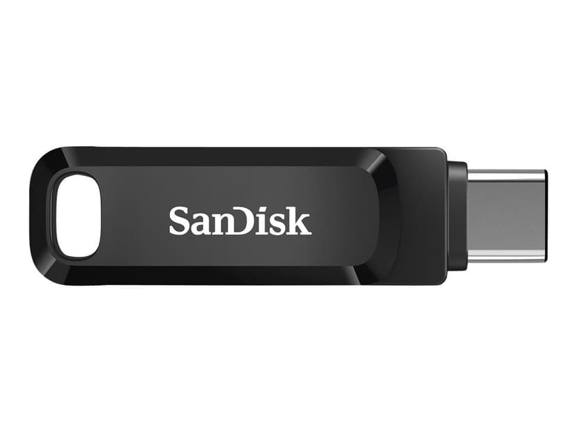 SanDisk Ultra Dual Drive Go 256GB USB-A / USB-C Sort