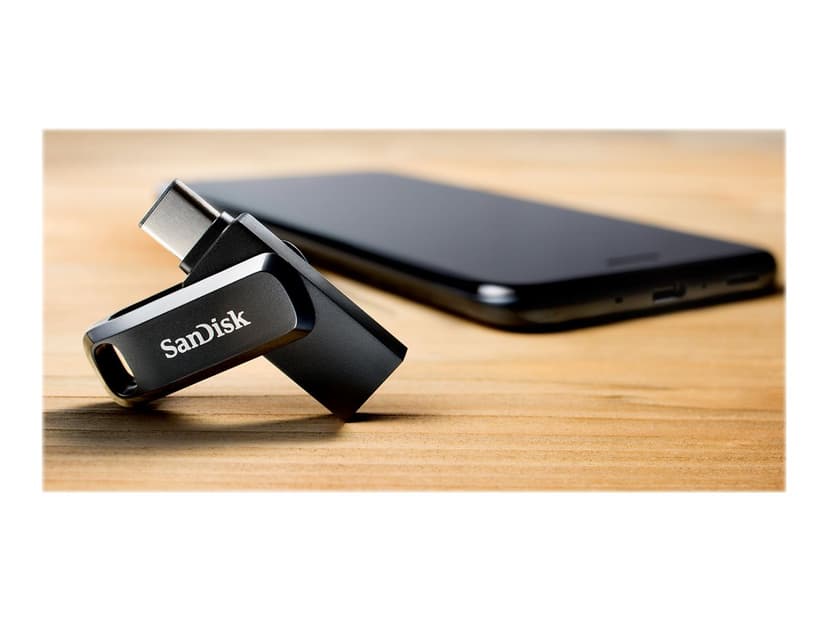 SanDisk Ultra Dual Drive Go Usb-a/c Black 32gb 32GB USB Type-A / USB Type-C Zwart