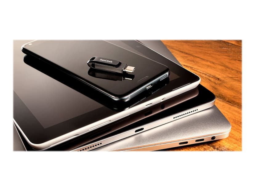 SanDisk Ultra Dual Drive Go Usb-a/c Black 32gb 32GB USB Type-A / USB Type-C Zwart