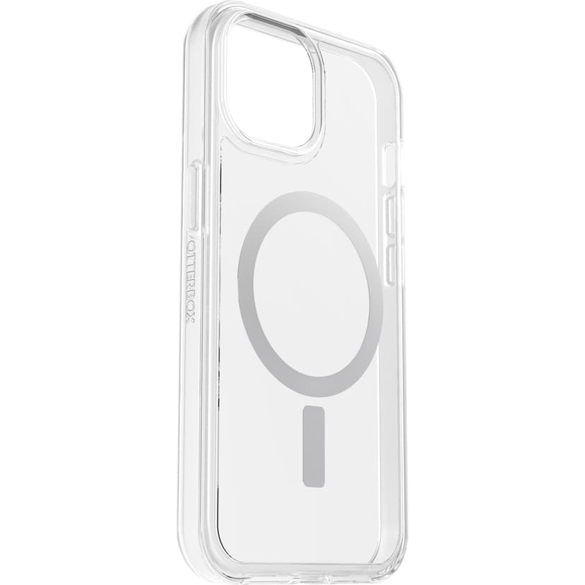 Otterbox Symmetry Clear Magsafe iPhone 13, iPhone 14, iPhone 15, iPhone 16e, iPhone 17e Transparant