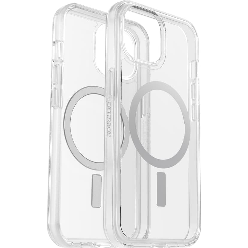 Otterbox Symmetry Clear Magsafe iPhone 13, iPhone 14, iPhone 15, iPhone 16e Läpinäkyvä