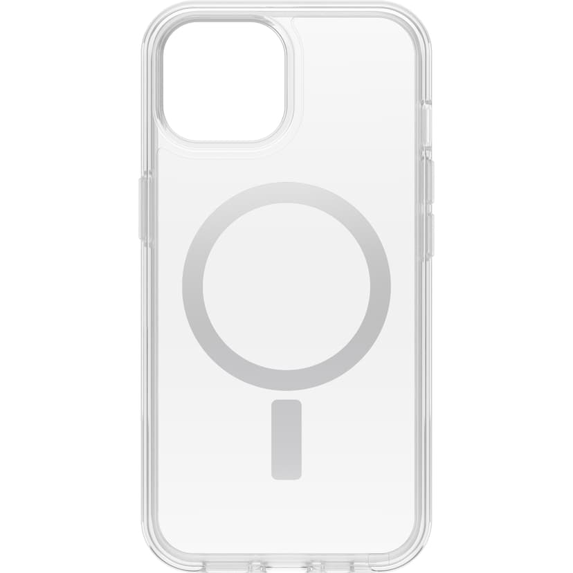 Otterbox Symmetry Clear Magsafe iPhone 13, iPhone 14, iPhone 15, iPhone 16e, iPhone 17e Transparant