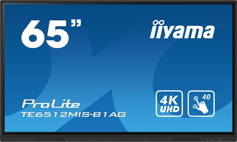 iiyama Prolite Te6512mis-b1ag 65" Touch 4k Uhd Ips 16:9