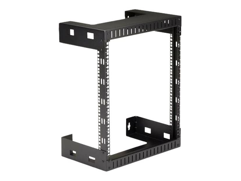 Startech StarTech.com RK12WALLO stativ 12U Vægmonteret stativ Sort