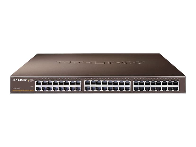 TP-Link TL-SG1048 netwerk-switch Unmanaged Gigabit Ethernet (10/100/1000) 1U Zwart