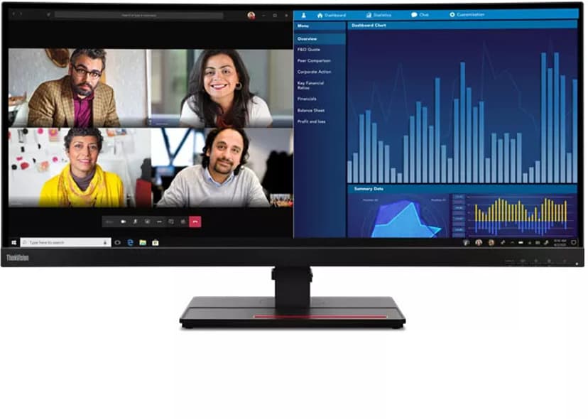 Lenovo ThinkVision P34w-20 34" 3440 × 1440pixels IPS 21:9 60Hz