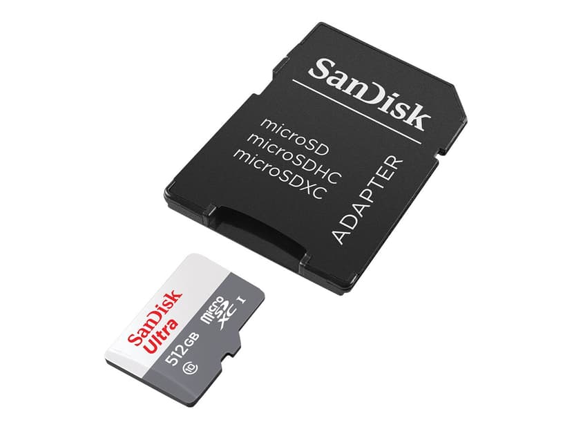 SanDisk Ultra microSD 512 GB MicroSDXC UHS-I Klasse 10 512GB MicroSDXC UHS-I