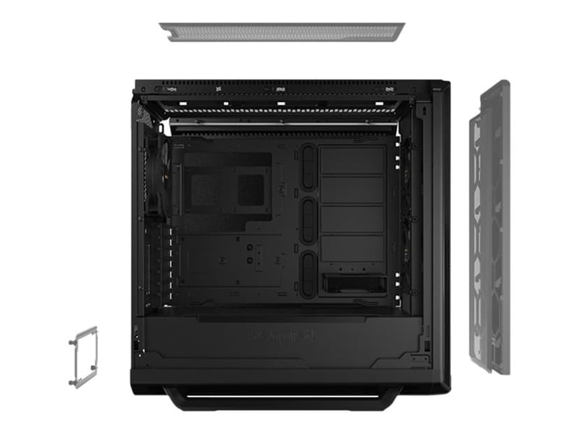 be quiet! Silent Base 802 Window Black Midi Tower Sort Midi Tower Sort