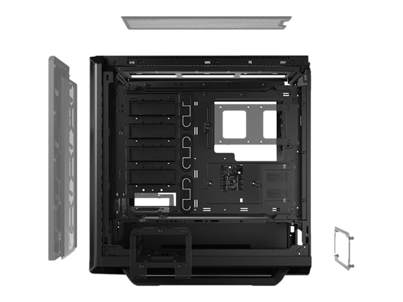 be quiet! Silent Base 802 Window Black Midi Tower Sort Midi Tower Sort