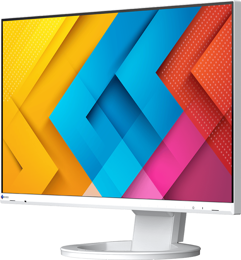 EIZO FlexScan EV2490-WT LED display 60,5 cm (23.8") 1920 x 1080 pixel Fuld HD Hvid 23.8" 1920 × 1080pixels IPS 16:9 60Hz