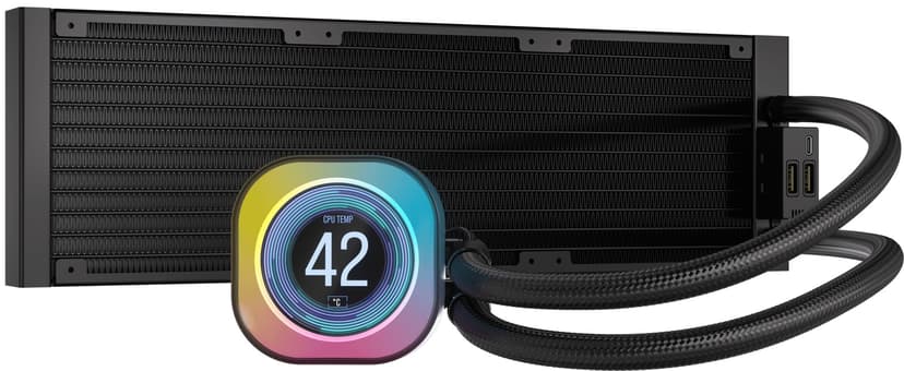 Corsair iCue Link H150i LCD AiO væskekjøler Svart