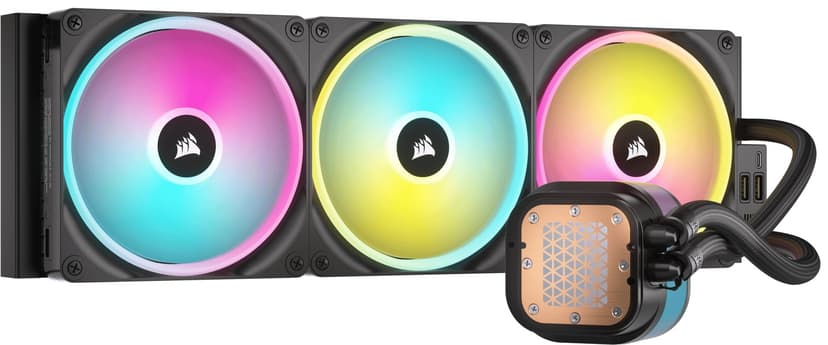 Corsair iCue Link H170i LCD AiO væskekøler Sort