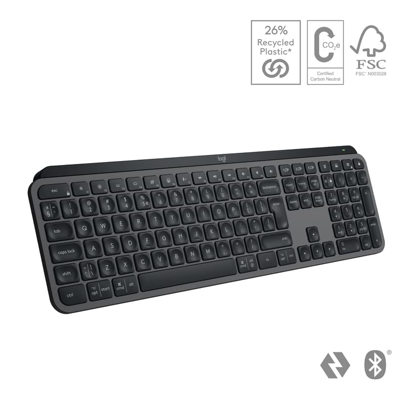 Logitech MX Keys S Trådløs Nordisk